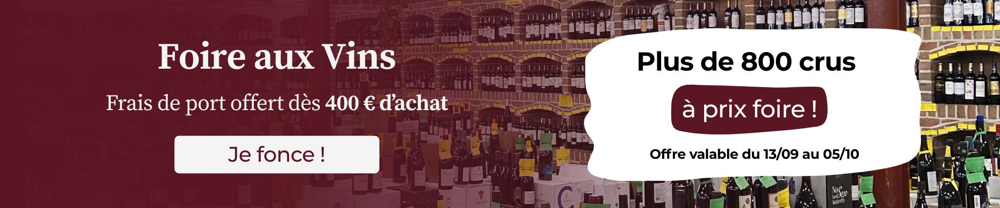 Foire aux vins des halles de Quercamps